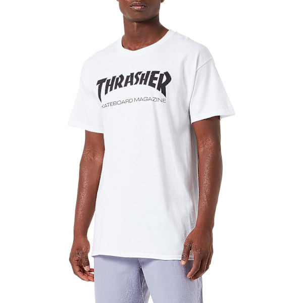 Thrasher unisex Skate Mag T-shirt White M
