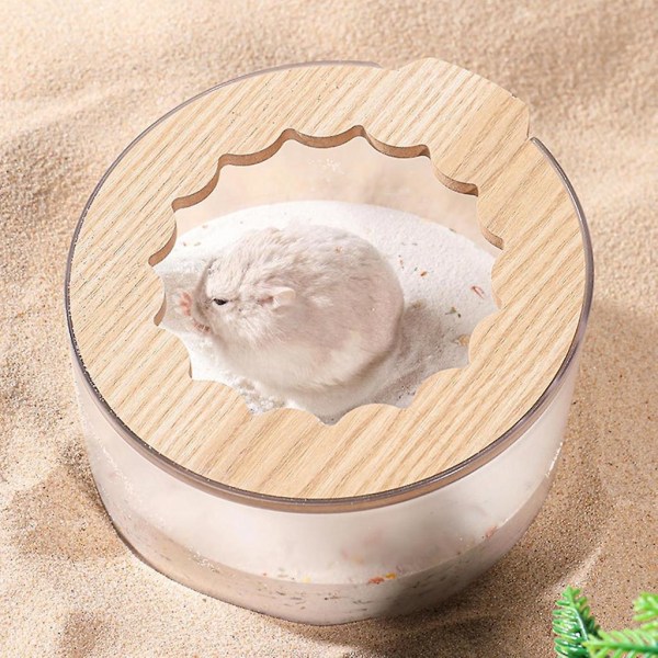 Hamsterbadkarslåda Sandbadskål Lätt att rengöra Inget spill Hamster Spa null none
