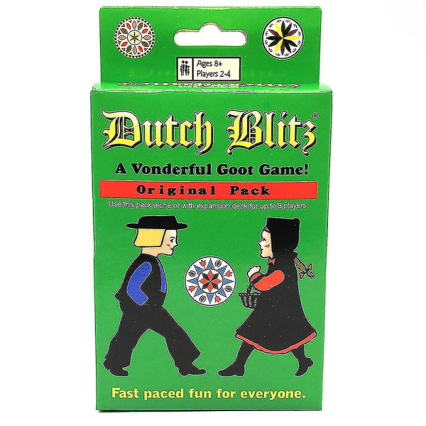 Dutch Blitz Dutch Blitz Basic Plus Expanded Family Partyspelkort Partyspelkortspel Green Basic Version