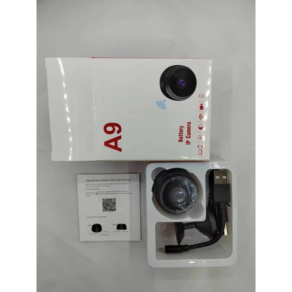 Mini spionkamera, 1080P trådlös övervakningskamera med WiFi