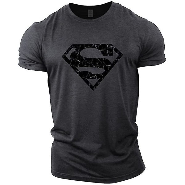 Superman Vascular Gym Training Top Gray M