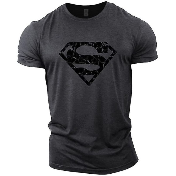 Superman Vascular Gym Training Top Gray XXL