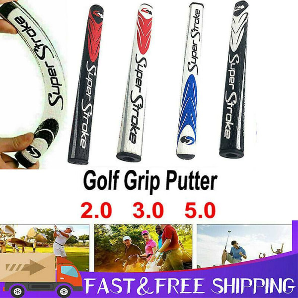 Golf Sport Super Stroke Putter Grip Ultra Slim Mid Slim Fat So 2.0 3.0 5.0 Red 3.0