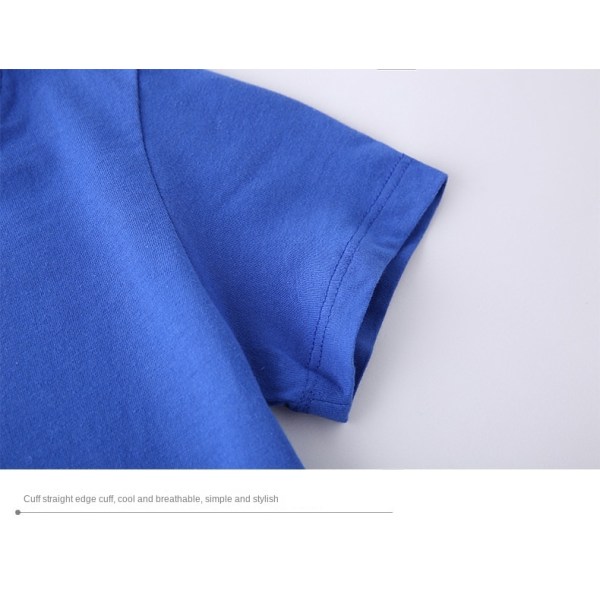 My World T-shirt Sommarkläder för barn F11 navy blue 120cm
