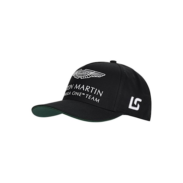 Aston Martin F1 Official Driver Lance Stroll Svart Cap AM21HEA04 White One Size