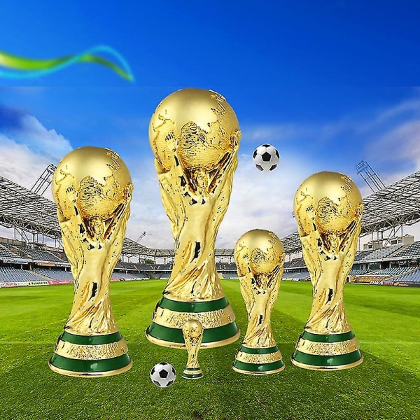World Cup Football Trophy Resin Replica Trophy Model Fotbollsfan Souvenirpresent 13 CM
