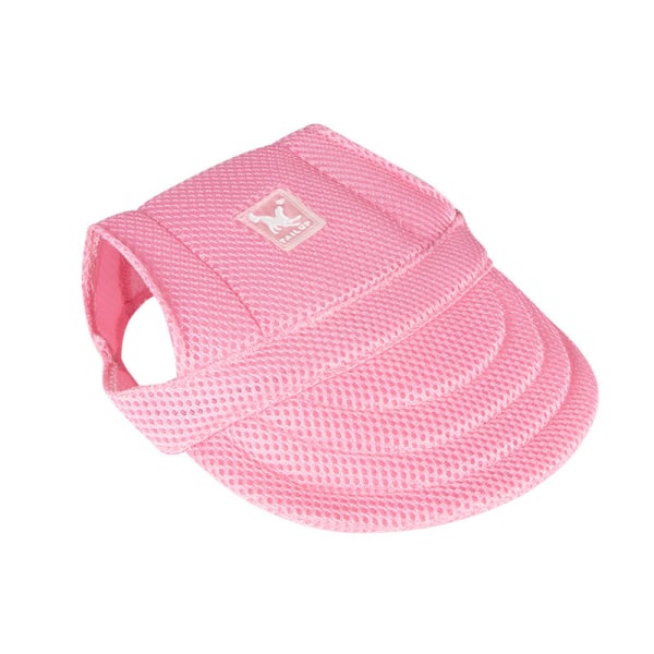 Husdjur tillbehör Hundkläder baseball keps Solskärm mössa Mesh Pink M