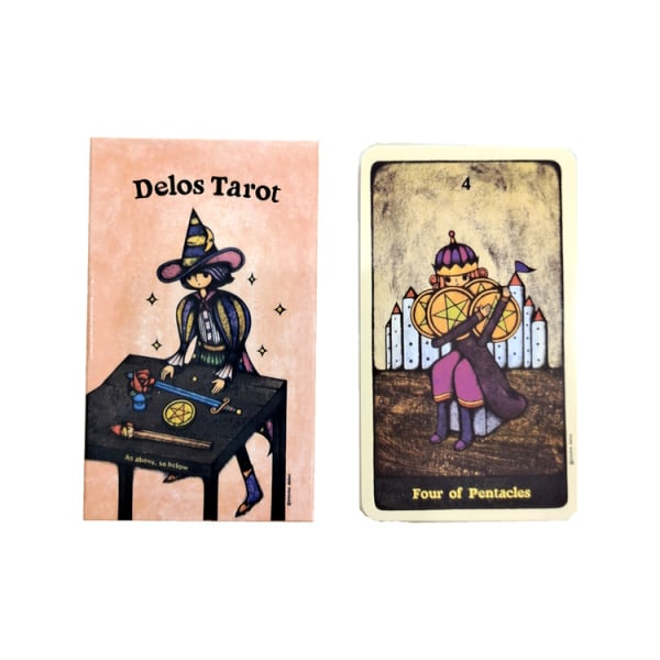 Delos Tarot Pocket Deck Divination Cards