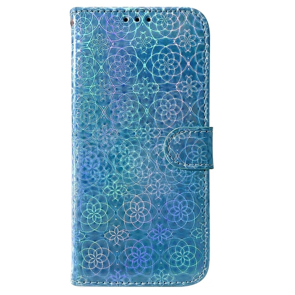 Färgglatt phone case för Nokia C32 Blue