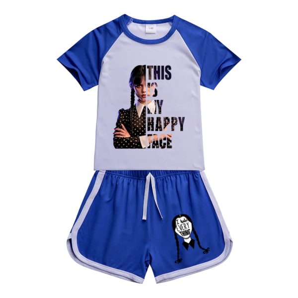 Wednesday Addams Printed Sports Set YD3 100cm