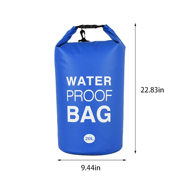 Universal poolstege och stegvikt (20l) Enkel och snabb fyllning sand, 250d pvc vattentät torr påse, ingen mer riven sandsäck, arbeta med ovan jord/ Blue 1pcs