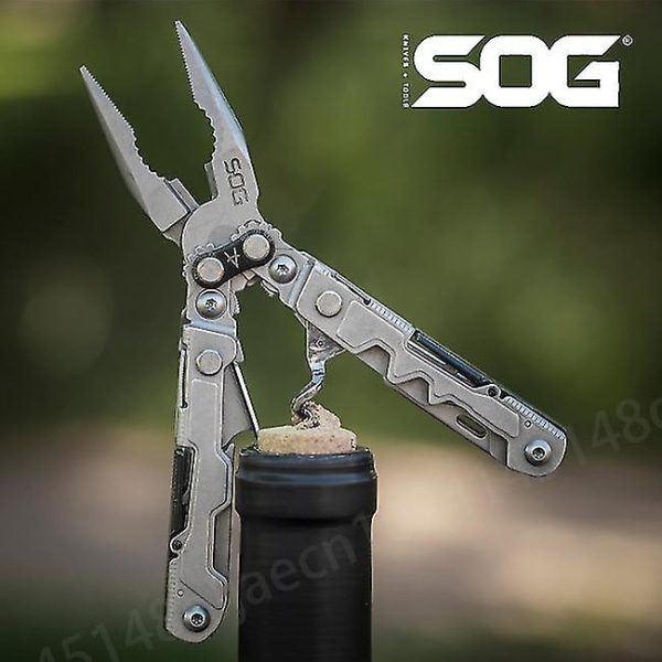 Sog Pp1001/pp1002/pl1001/pl1002 Fällbar multiverktygstång Multifunktionell kombinationsverktygstång Edc utomhusutrustning PP1001 Add bag none