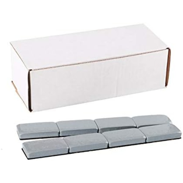 EZISOE 1/4 Oz svart självhäftande hjulvikter, bilar, lastbilar, stadsjeepar, motorcyklar, lågprofil (72 Oz-pack) 1OZ-Gray(72 OZ Pack) Gray