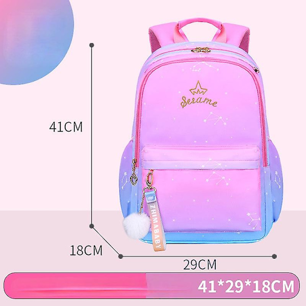 Vattentäta barn skolväskor för flickor primär prinsessa skolryggsäck ortopediska ryggsäckar skolväska barn mochila infantil Small pink