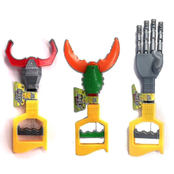 Sinknap Grabber Toy Creative Magic Props Lättvikts Early Learning Grabber Toy för hemmet Random Color Long Robot Hand