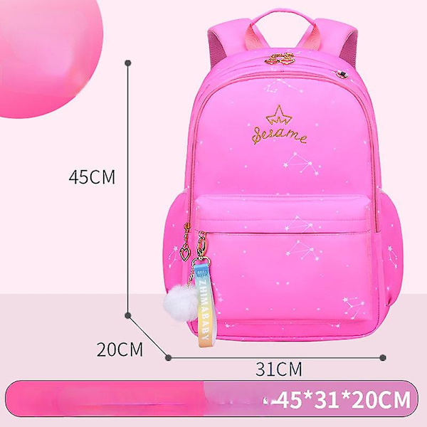 Vattentäta barn skolväskor för flickor primär prinsessa skolryggsäck ortopediska ryggsäckar skolväska barn mochila infantil Small blue