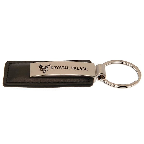 Crystal Palace FC Lädernyckelring Black/Silver One Size
