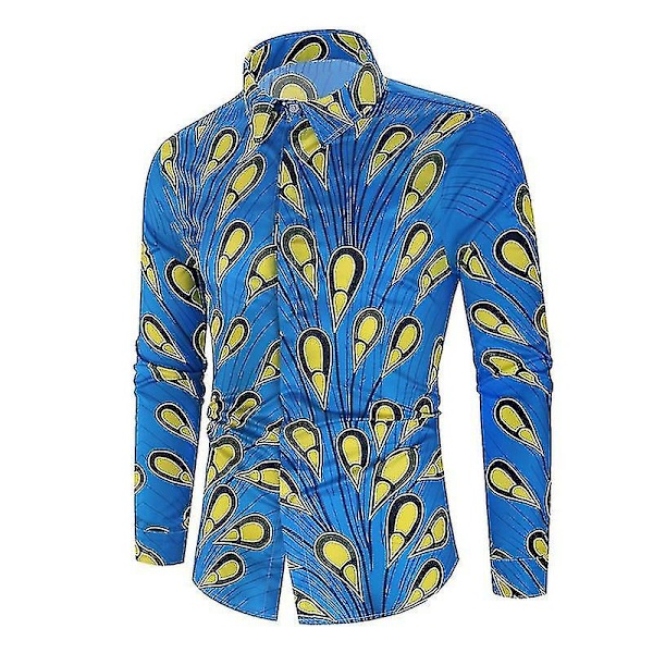 Skjorta med print för män XL