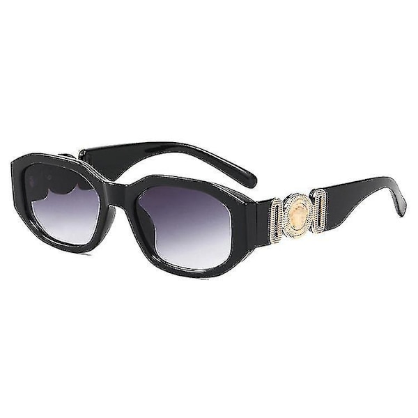 Unika Små Solglasögon Mode Personlighet Medusa Head Vintage Square Goggle Solglasögon A