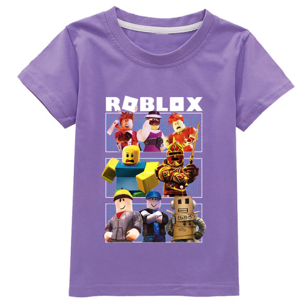 ROBLOX T-shirt Mode Barn T-shirt F5 purple 110cm