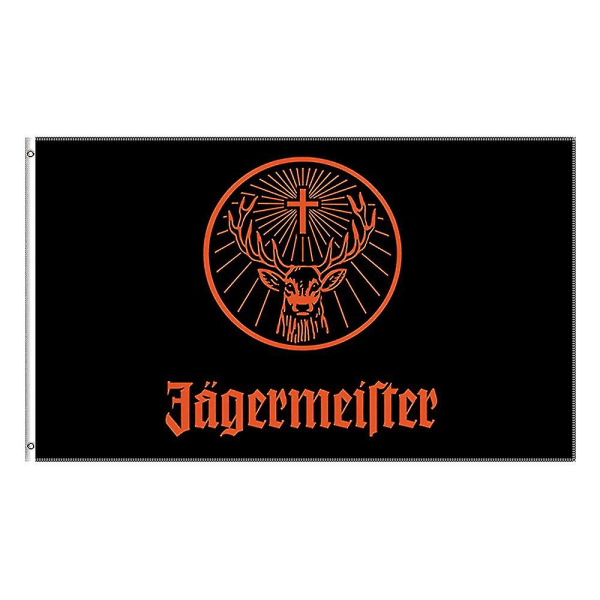3x5 Ft Jagermeister Flag Polyester printed flaggor och banderoller för dekoration 90 x 150cm