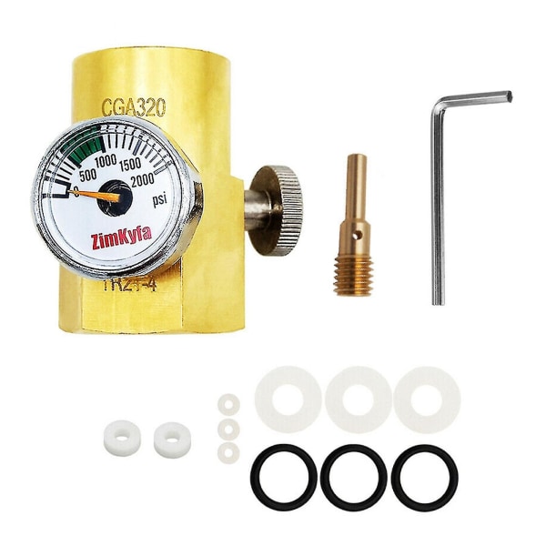 Co2-cylinderpåfyllningsadapter Fyllningsstation Tr21-4 Cga320 kompatibel Soda Stream Maker Health null none