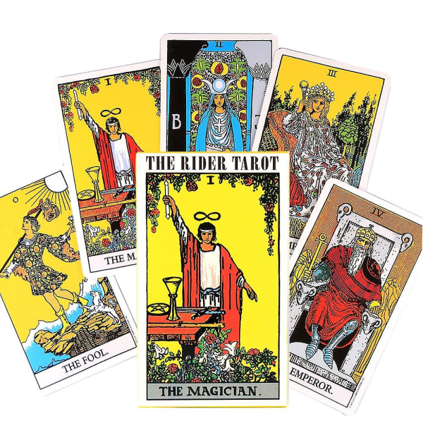 Heta sälja ryttare tarotkort för spådom personligt bruk tarotlek full engelsk version orakellek för kvinnor flickor brädspel null none