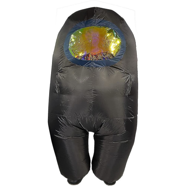Uppblåsbar rymddräkt för barn Uppblåsbar kostym Vuxen Halloween varulvsdräkt black 155-195CM