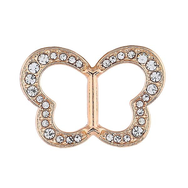1 st Legering Scarf Ring Rose Gold Elegant Enkla Fjärilspresenter Scarves Spänne Dekoration Scarf Smycken För tjejer