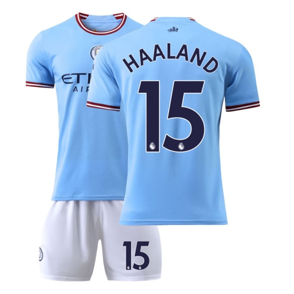 Manchester City tröja 22 23 Fotbollströja NO.15 HAALAND XS(155-165cm)