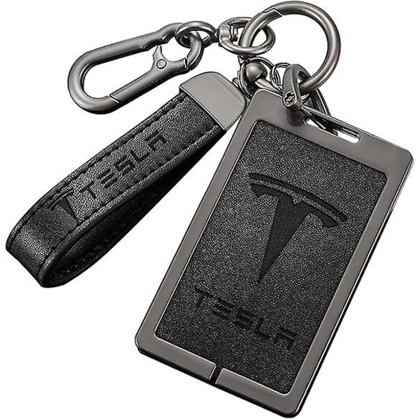 Nyckelkortshållare Gäller Tesla Model 3 Model Y - Silikonnyckelring med logotyp - Nyckelkortshållare - Tesla Tillbehör