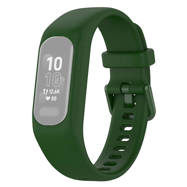 För Garmin Vivosmart 5 anti-scratch Silikon watch med fodralskydd case Army Green none