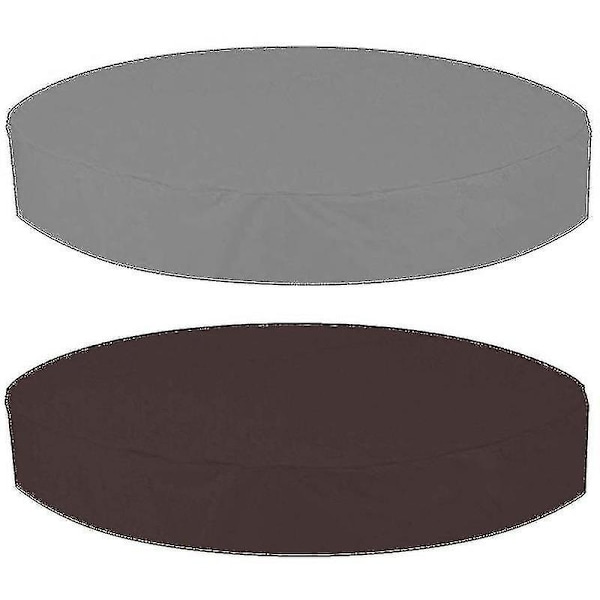 Utomhus runt badtunna cover Vattentät spa badtunna täcker cover Coffee Color 215x70cm