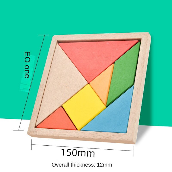 Tetris block baby pussel leksak Bok 15cm chamfer pussel