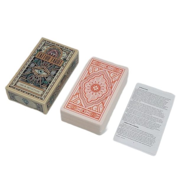 Tatuering Oracle Tarot Card Oracle Cards Spådomskort