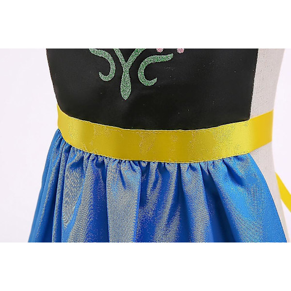 Ärmlöst förkläde för vuxna barn Minnie Elsa Sofia Princess Förkläde Cosplay-kostym med hängande hals Aurora M