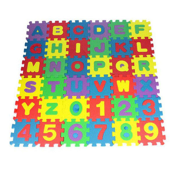 36st sifferalfabet pussel skum matematik pedagogisk leksak gåva Multicolor none
