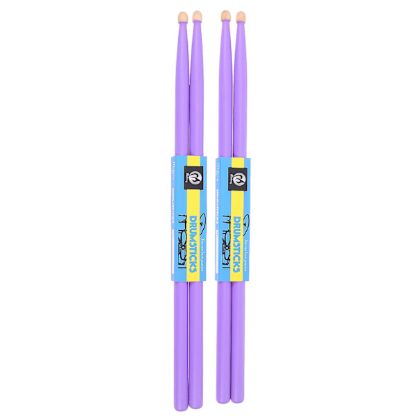 2 par luftarmatur 5a trumpinnar Set Trumpinnar Trä trumpinnar Trä trumpinnar Purple 1.43X40.6CM
