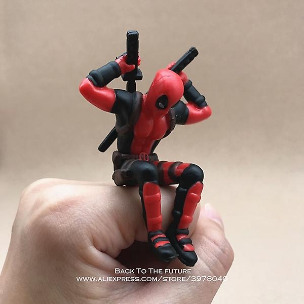 Disney Marvel X-men Deadpool 2 Actionfigur Sittställning Modell Anime Minidocka Dekoration Pvc Collection Figur Leksaker Modell C Deadpool 2-6