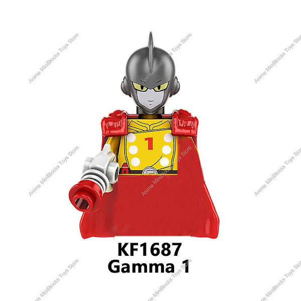 Kf6158 Dragon Ball Z Byggklossar Son Goku Broli Gamma Vegeta Anime Tecknad Mini Action Toy Bricks Barn Present Kf6142 Kf6165 KF1561 none