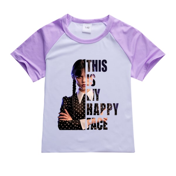 Wednesday Addams Printed Sports T-shirt Y8 150cm