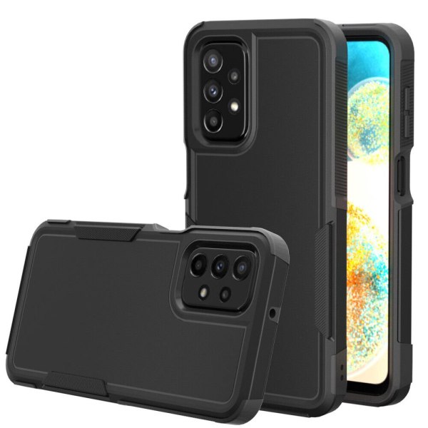 Xhy Samsung Galaxy A23 5G Case Militärklass Dubbellager Drop Resistable Hållbar för Galaxy A23 5G-telefon - Ljusgrön black