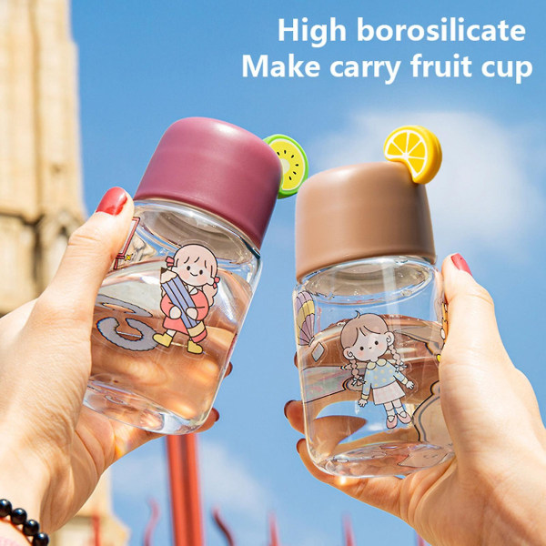 220 ml bärbar vattenkopp i glas hög borosilic null none