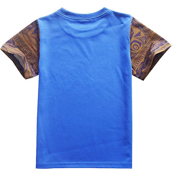 Moana Maui Cosplay Pyjamas Set Barn Pojkar Sommar T-shirt Shorts Pjs Sleepwear 3-4 Years