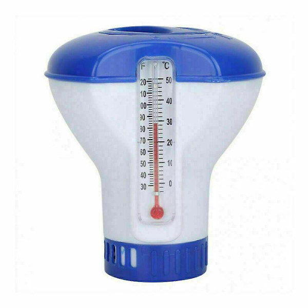100g tabletter Poolrengöringstablet Flytande klorbadkar kemikaliedispenser Only Dispenser (5inch)