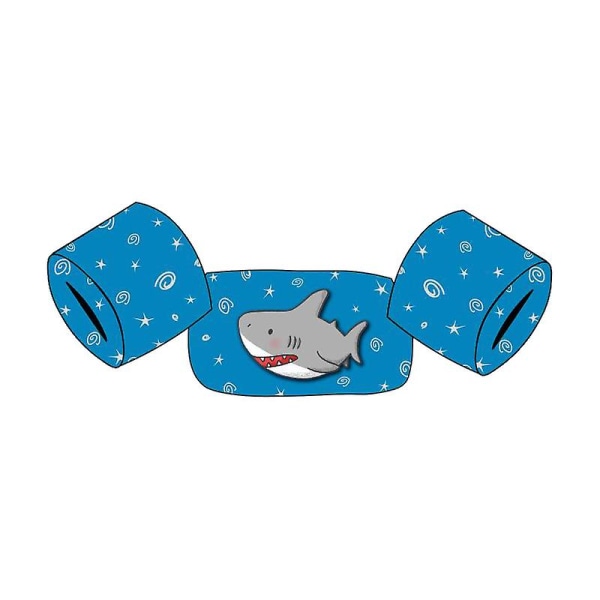 Baby Float Cartoon Arm Sleeve Flytväst Baddräkt Skum Säkerhet Simträning Flytande pool Float Simring Puddle Jumper Z shark 1