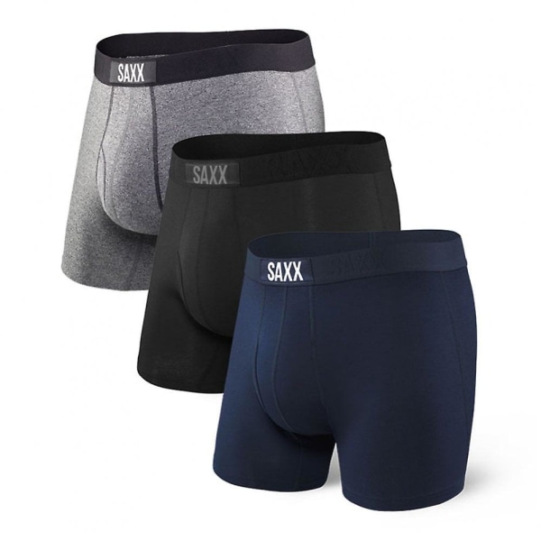 Saxx Underkläder Ultra Super Soft 3-pack boxer för män Classic M