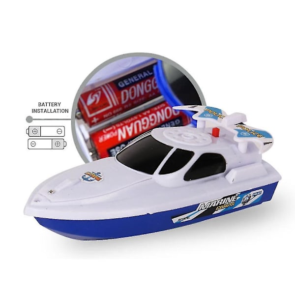 2st Elbåt Speedboat Badleksaker Badkar Vatten Leksaker För Barn Baby Barn|badleksak null none