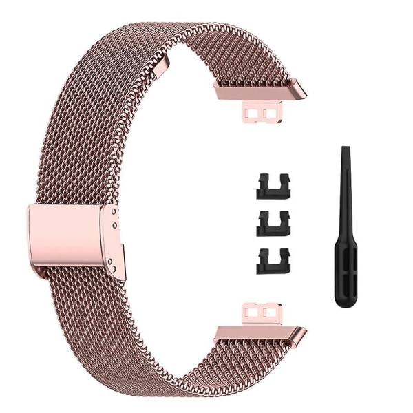 För Huawei Watch Fit Justerbart Mode Metal Band Armband Armband Link Armband
