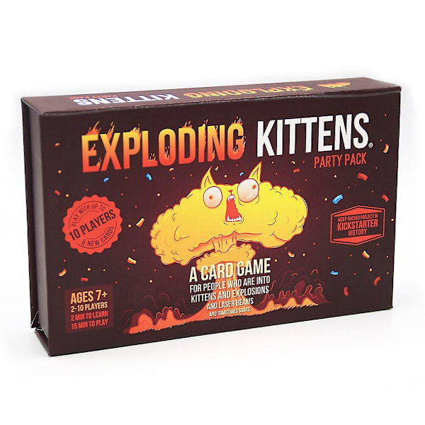 Du har fått krabbor genom att explodera kattungar Familjefest Bordsspel Roligt bordsleksak för vuxen Flerspelarkort Spel Semesterpresent Exploding Kittens2